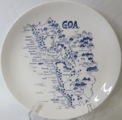 GOA Old GOA Monument Plate 7.25'' Verleker Rajesh Handicraft World Ilhas Newtons
