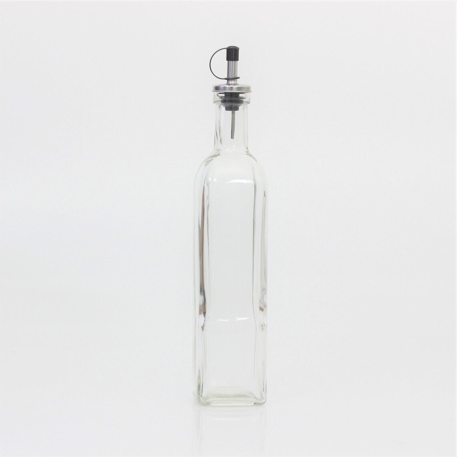 Clear Glass Olive Cooking Oil Pourer Dispenser Kitchen Seasoning Drizzle Bottle