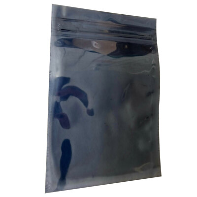 100x Antistatische Beutel 12x8cm / ESD Tüten Zipper wiederverschließbar 120x80mm