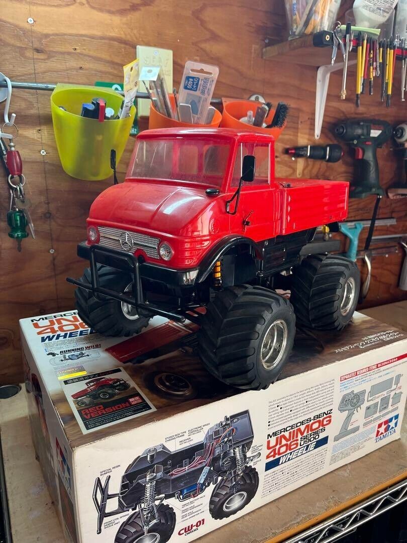 Tamiya Unimog 406 Monster Truck RC Radio Control Set Japan Tamiya Unimog 406 Monster Truck RC Radio Control Set Japan