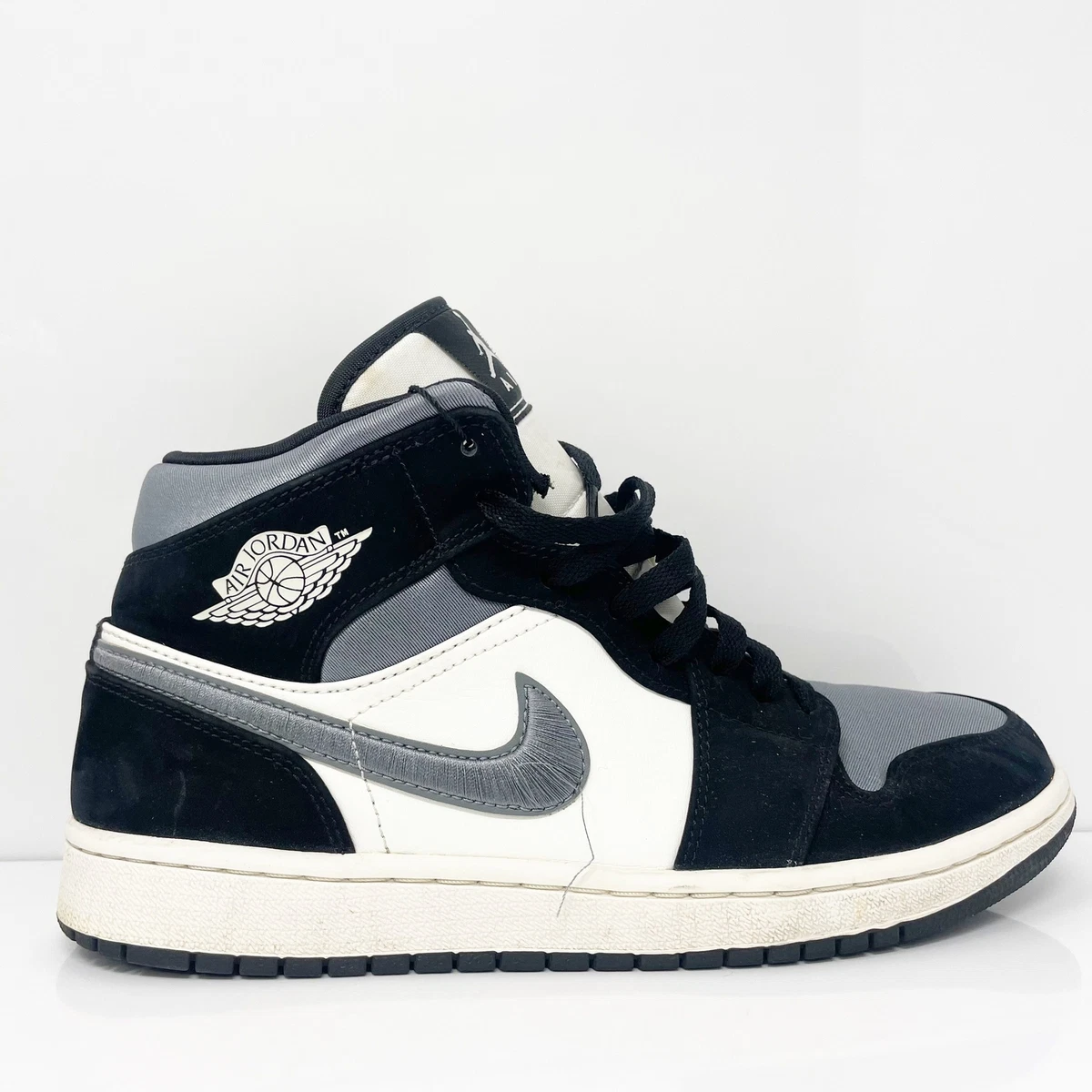 Nike Mens Air Jordan 1 Mid SE 852542 011 Gray Basketball Shoes