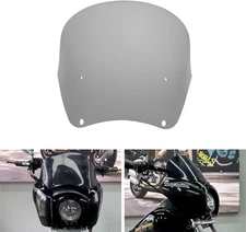 FATECIM 13" Smoke Windscreen Windshield for Harley Dyna FXDXT 13 