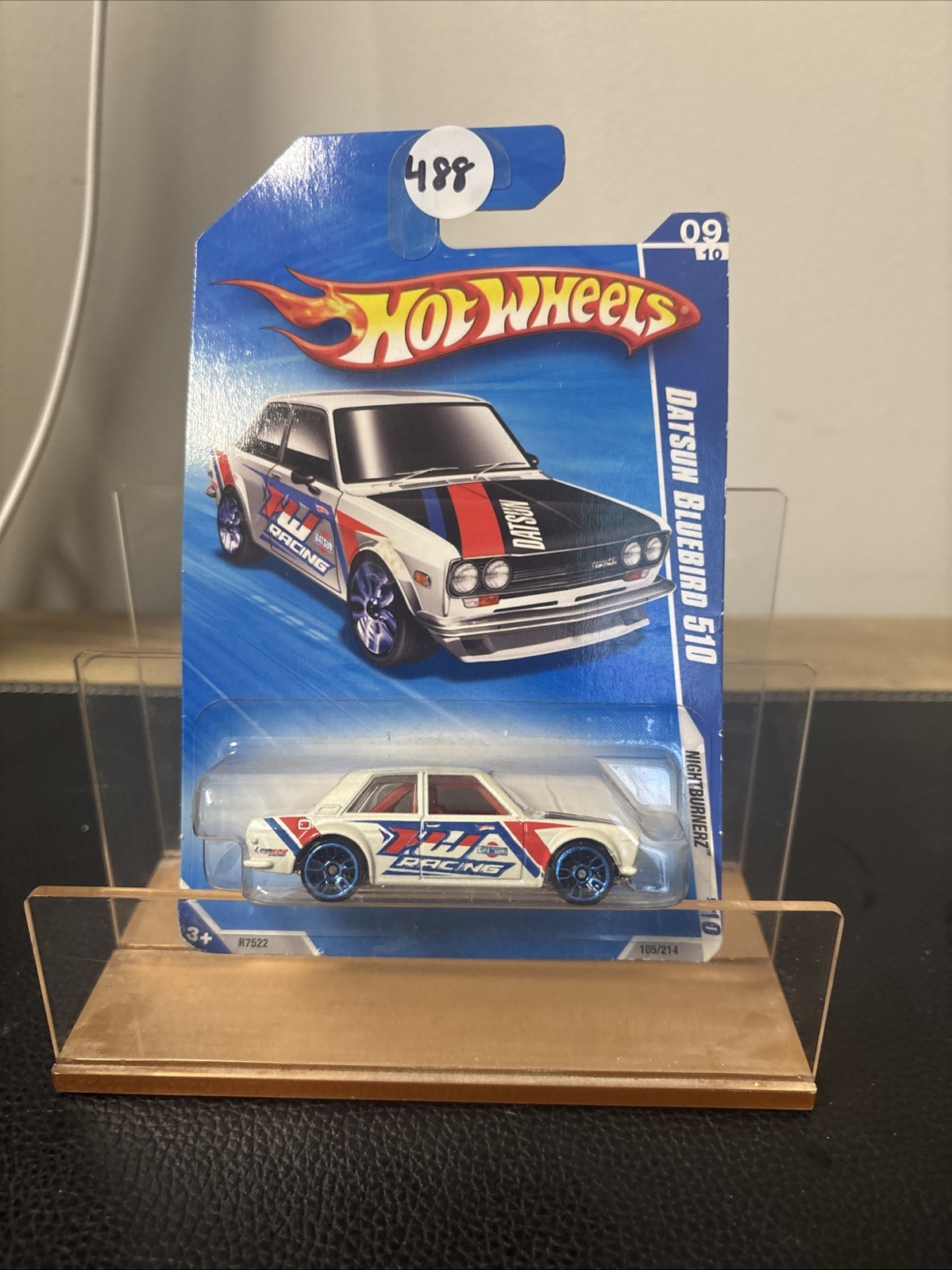 Hot Wheels 2010  Datsun Bluebird 510 White 09 10 