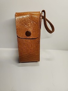 Alpex Deluxe Flash Accessory Made In JAPAN Leather Case