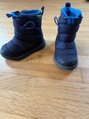 LL Bean Ultralight Winter Boot Toddlers Size 8c Navy Blue