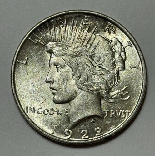 1922 Peace Silver Dollar (90% Silver) ~ BU