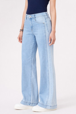 Democracy Womens ''Ab''solution Skyrise Wide Leg Jeans, Size 10, Waist 30.5 in