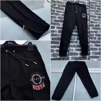 Wunderschöne Dior Homme SS18 Late Night Trainingshose mit Kordelzug Wolle
