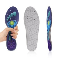 Akusoli Magnetic Acupressure shoe insoles, High Arch Support
