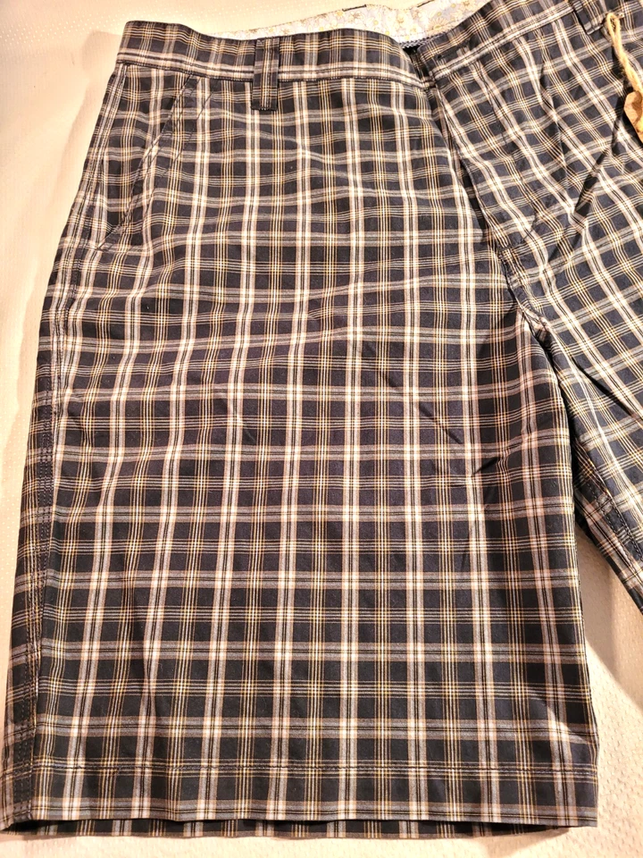 Blue Pronto Uomo Men's Multicolor Plaid Cotton Shorts 40W NWT - Image 2 of 4