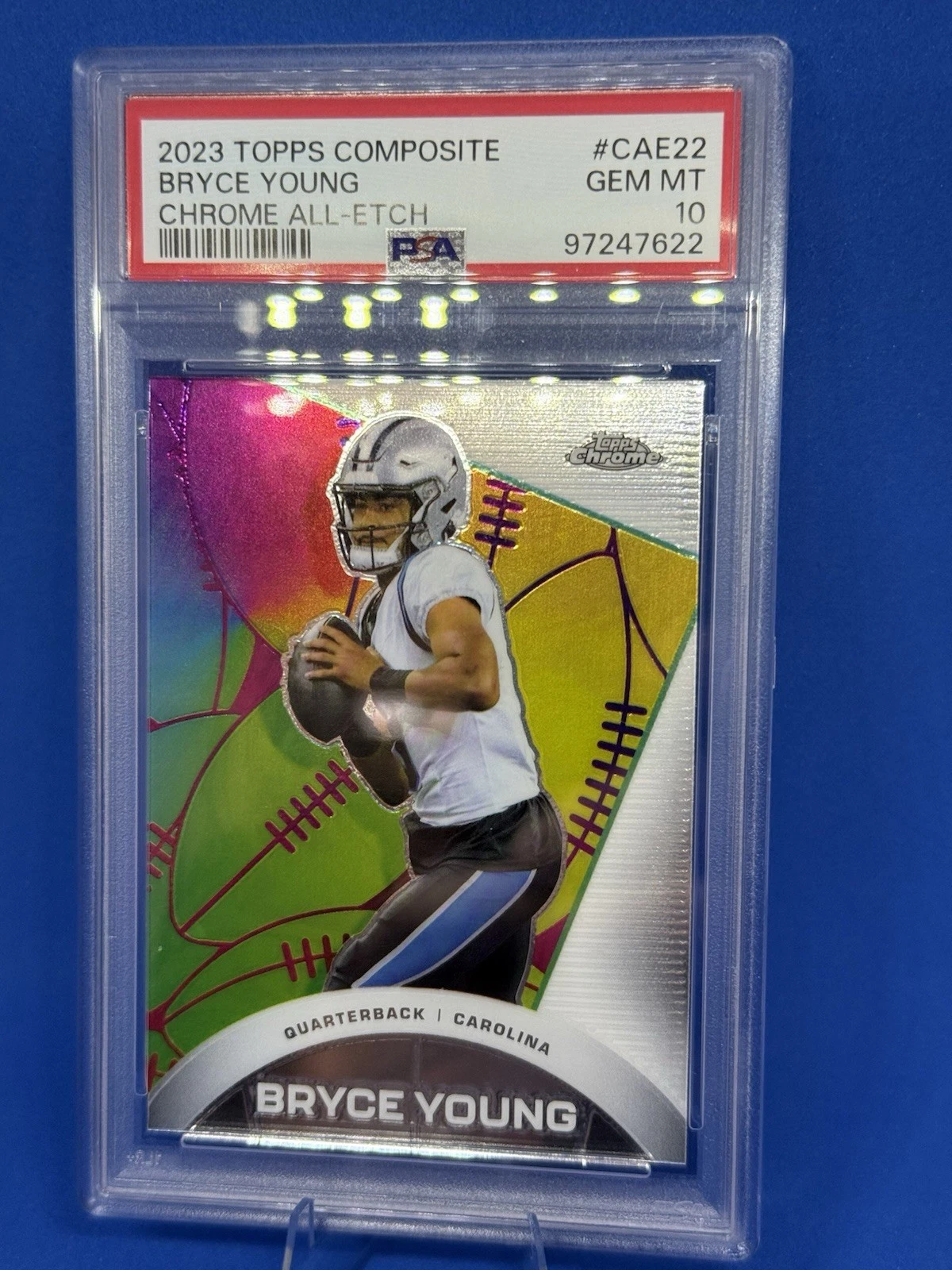 Bryce Young Topps Composite Chrome All-Etch #CAE22 Base