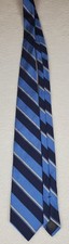 Vintage Brooks Brothers Makers and Merchants Made in USA Blue Repp Tie Mens