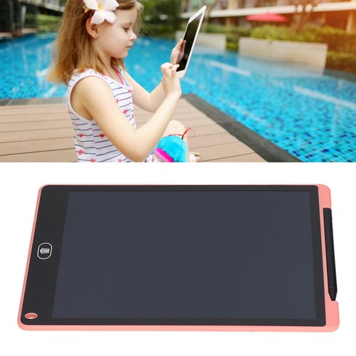 (Pink)12 Inch LCD Panel 40mah Large Children Graphite Drawing Screen; - Picture 1 of 24