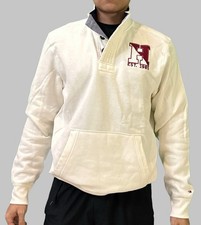 New Tommy Hilfiger Men  s Sweater Cream Size L