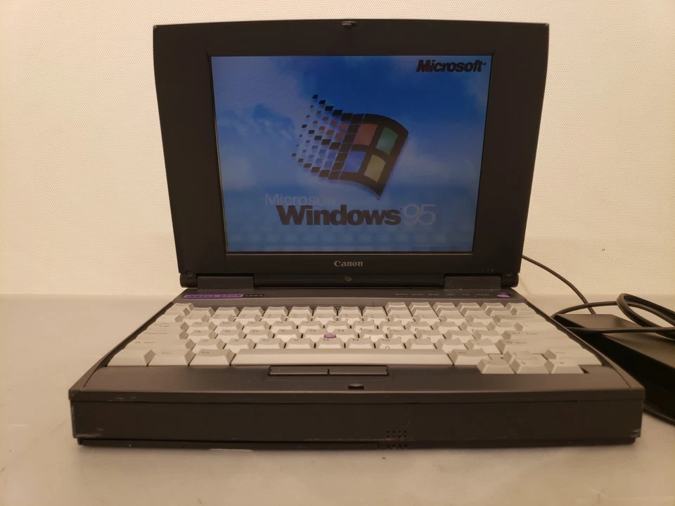 Vintage Rare Canon Innova Book 1000 CN500 486SX-33 Laptop Computer *AS-IS Read - Image 4 of 4
