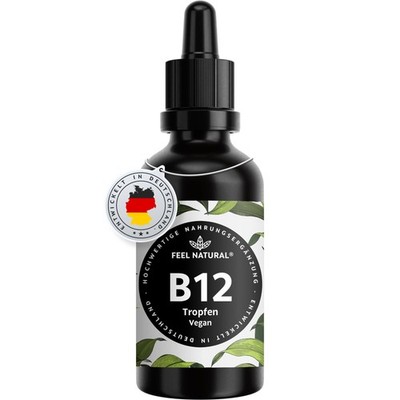 Vitamin B12 Tropfen 50 ml - 500µg pro - beide aktive 50 (1er Pack) 
