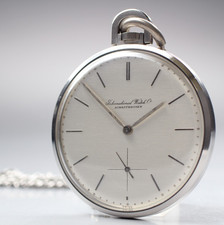  Exc 5 IWC Schaffhausen Cal.952 Hand Winding Small Second Swiss Pocket Watch