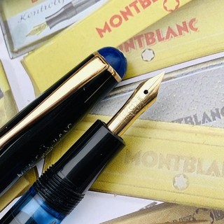 1958 SIMPLO MONTBLANC 342G BLUE TOP 50s SCARCE 14K DEF MINT NOS RARE VINTAGE PEN