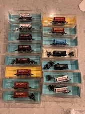 Lot Of 15 Vintage Atlas N Scale 70 Ton Ore Cars