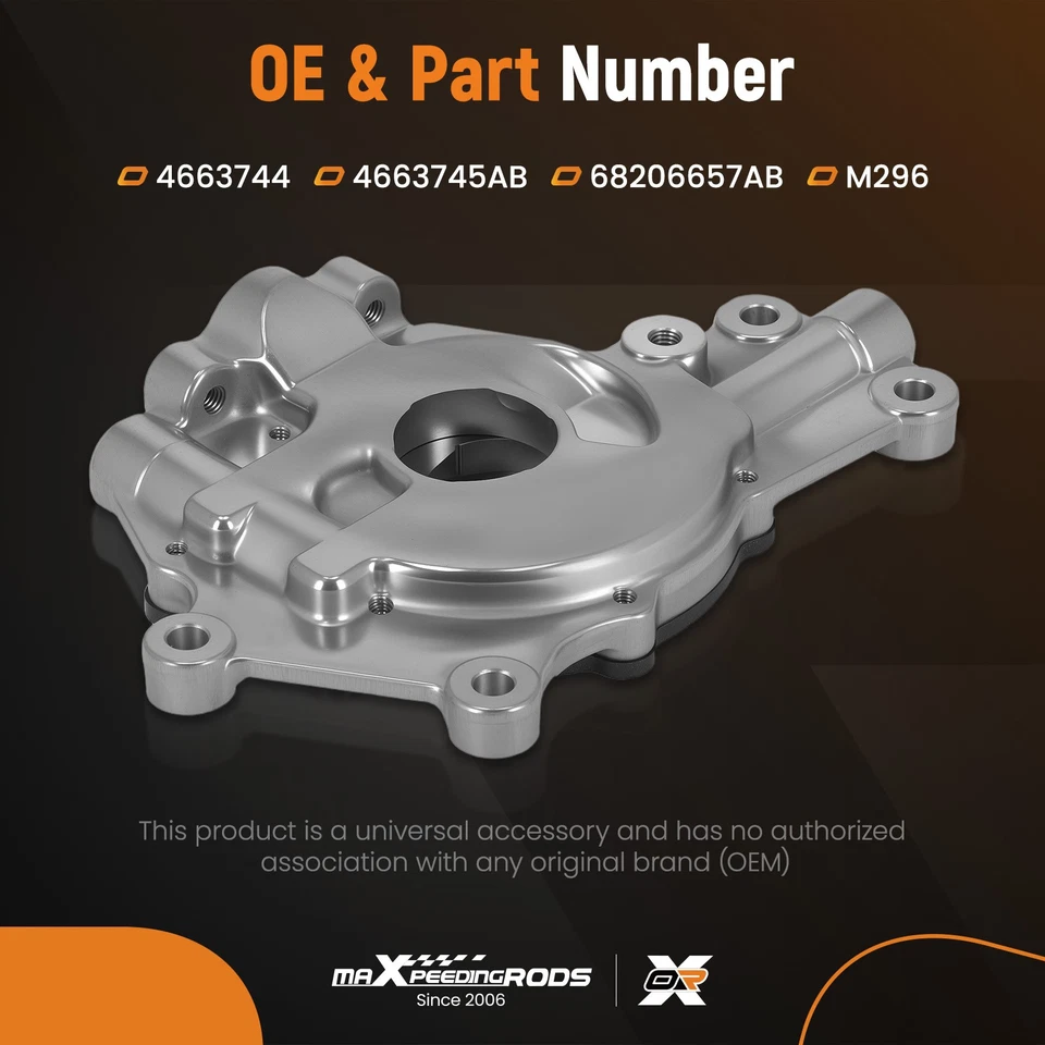 Bomba de aceite M296 para Dodge Stratus Chrysler 300 motor 2,7 L V6 DOHC 1998-2010 Foto 2 de 4