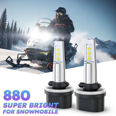 2 SUPER LED Headlight Bulbs For Polaris Classic 500 2000-2001 & 600 2001-2003 US