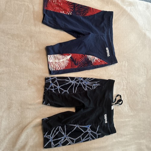 Two Arena Jammers Size 30 Men's Briefs Black/ Navy