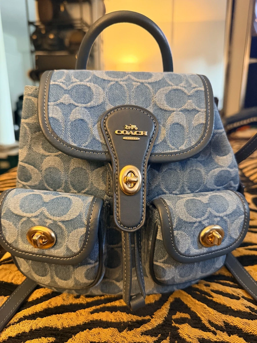 Coach Denim Exterior Mini Bags & Handbags for Women for sale | eBay