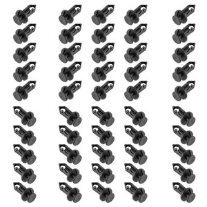 50/100pcs 8mm ABS Plastic Fender Clip Body Rivet Hole Clips Bolts - Foto 2