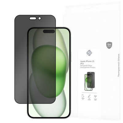 Panzerfolie Schutzglas Apple iPhone 15 Plus Displayschutz - Cazy - Schwarz