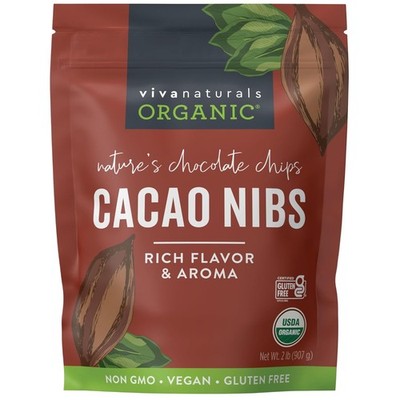Peruvian Cacao Nibs - Unsweetened Chocolate Chip Substitute