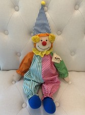 19  Vintage RUSS Chuckles Plush Clown Doll 1980s