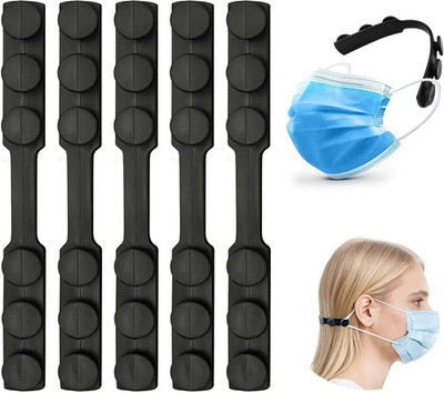 5Pcs Silicone Mask Holder Mask Ear Saver, Face Mask Extender Strap, Face Mask Ho