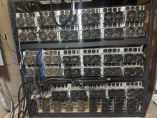 ASIC Mining Rig Farm - Multiple Units (As Pictured)