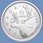 2026 Canada 25 Cents — photo from another recent sale