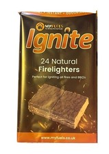 24 x MyFuels Ignite Natural Firelighters - 24 In Packet 0.63 per lighter