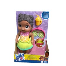 Baby Alive Rainbow Spa Doll 10 Inch Eye Mask Headband 2 in 1 Skirt Cup AA