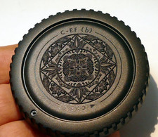 Fotodiox Camera Body Cap for Canon EOS EF mount 5D T8i - mandala top