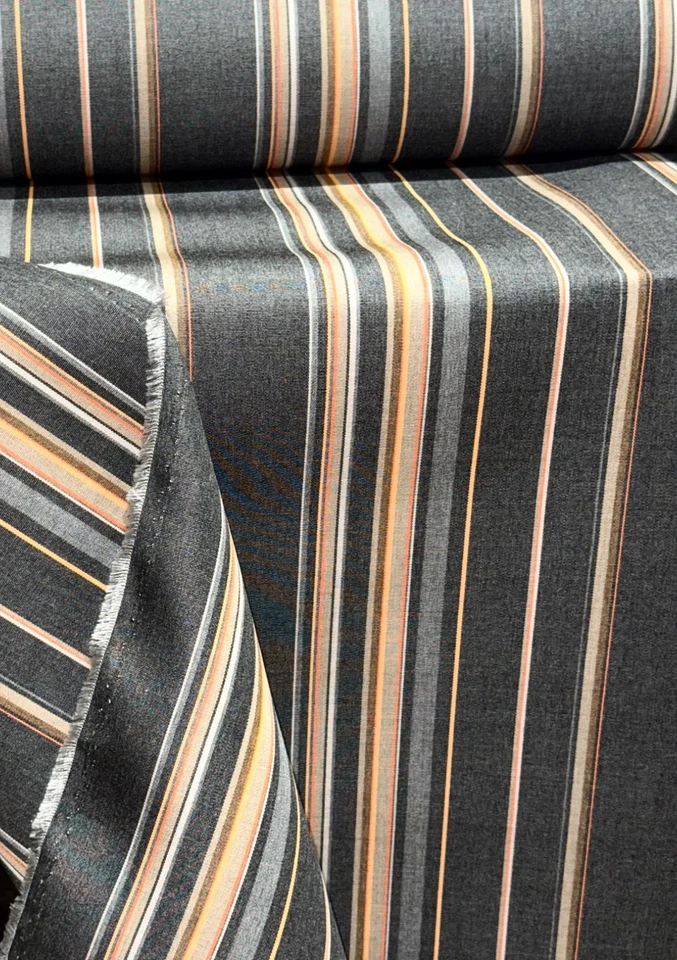 TECIDO PARA ESTOFAMENTO GUARDA-SOL REPELENTE DE ÁGUA E MANCHAS 55" DE LARGURA STANTON GREYSTONE - Imagem 3 de 4