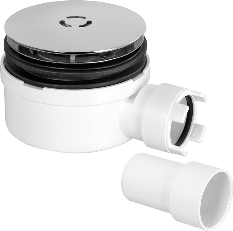 McAlpine ST90CB10-53 90mm Shallow Shower Trap - 53mm High