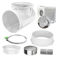 90 Degree Dryer Vent Elbow, Dryer Vent Connector Kit for 4 Dryer Vent Kit - A