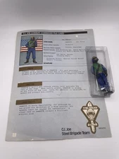 GI Joe Steel Brigade Gold Head 1992 mail-in with documentation