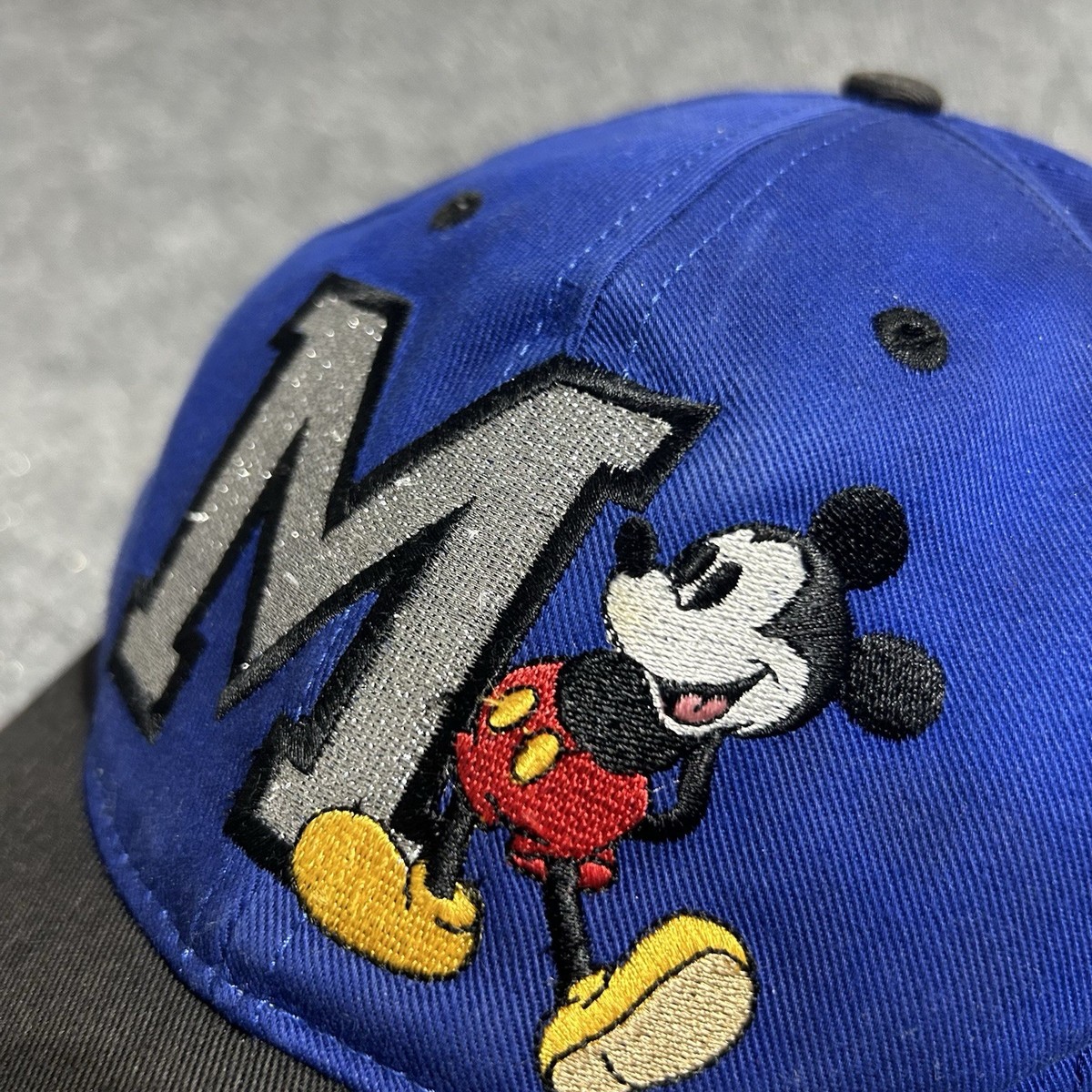 Goofy Hat Co. Vintage Kids Disney Hat / Cap Youth Boys Blue Mickey