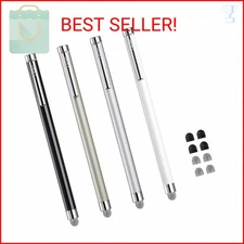 Stylus Pens for Touch Screens, ChaoQ 4 Pcs Mesh Fiber Stylus, with 4 Replaceable