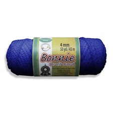 Pepperell Bonnie Macrame Craft Cord 4mmX50yd-Royal