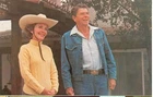 PRESIDENT REAGAN AFTER SIGNING LARGEST BUDGET & TAX CUT 1981 W/NANCY(CL115*)