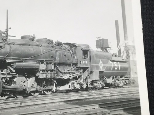 Chicago & Illinois Midland Railway Locomotive No. 751 Antique Photo - Picture 3 of 5