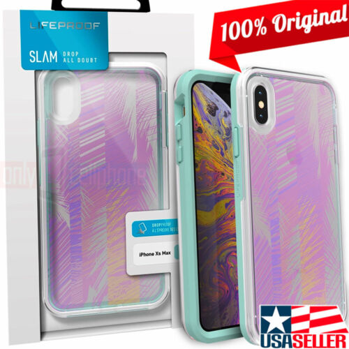 NEW LifeProof SLAM Series Case Clear Palm Daze Cover for iPhone XS Max - Picture 1 of 5