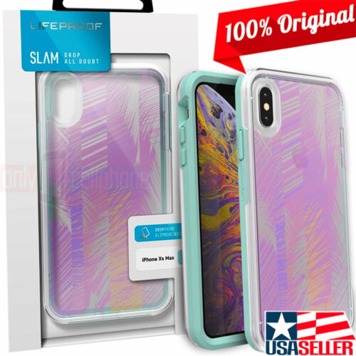 NEUF étui LifeProof série SLAM housse transparente Palm Daze pour iPhone XS Max - Photo 1 sur 5