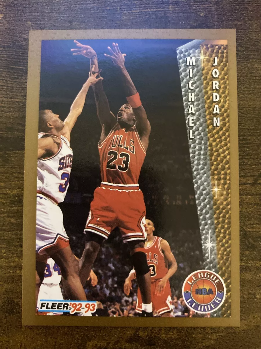 1992 93 Fleer League Leaders Michael Jordan 238 eBay