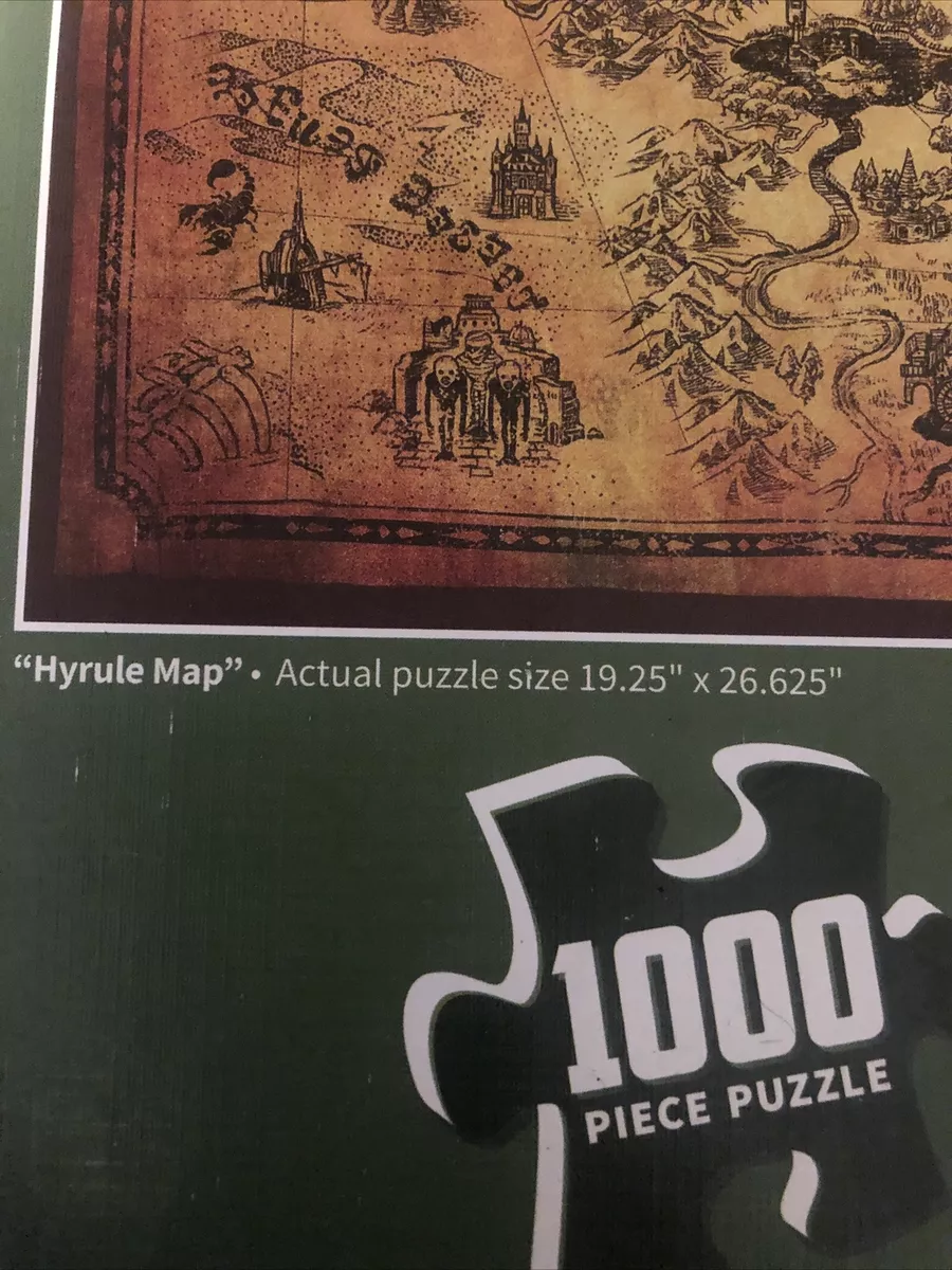  USAopoly Zelda Breath of The Wild Hyrule Map 750 Piece